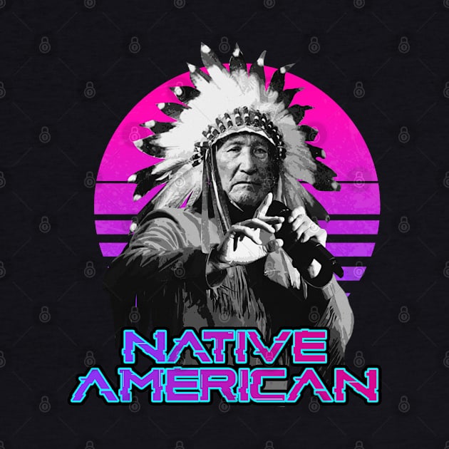 King Native American Rapper by jamedleo